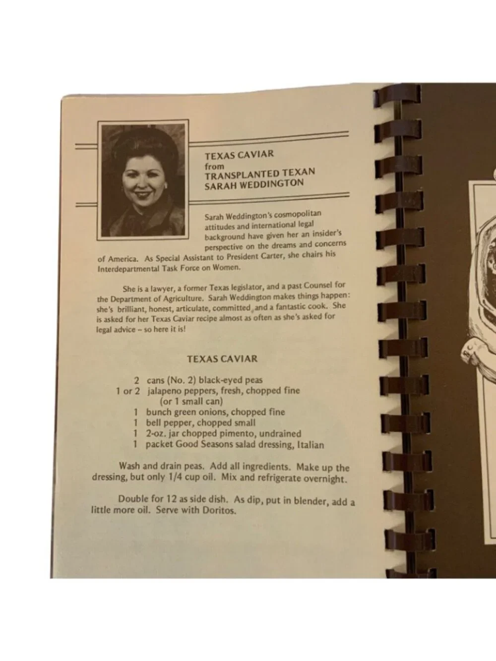 Media Rare Cookbook Favorite Recipes From Dallas Personalities 1979 Spiral Bound